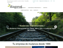 Tablet Screenshot of mudanzasdiagonal.com